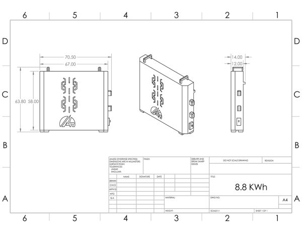 HMC Lithium battery 51.2V 9.2KWh - Image 2